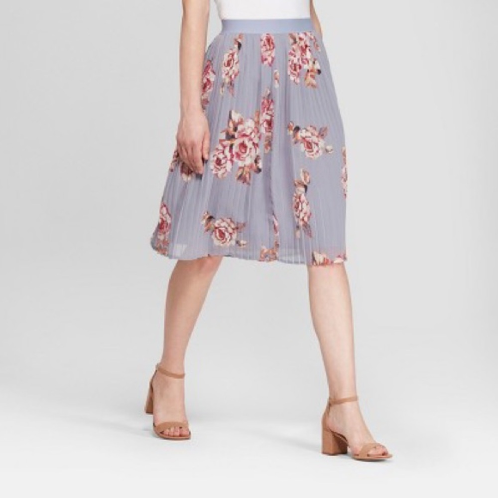 A New Day Dusty Blue Skirt